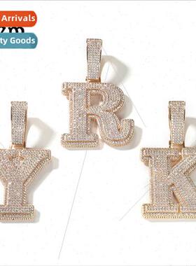 Europe set 26 letters necklace hip hop wh diamonds men penda