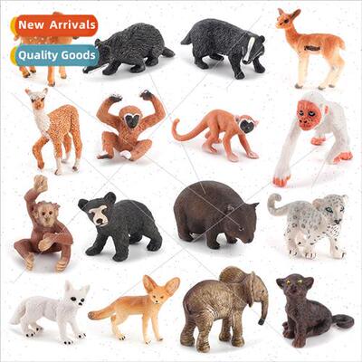 Wild animal ornaments simulation miniature solid squirrel el