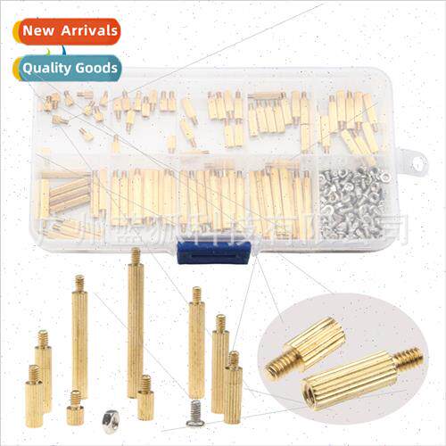 Hardware Screws 270pcs Secury ngle Head Copper Studs M2 Boxe