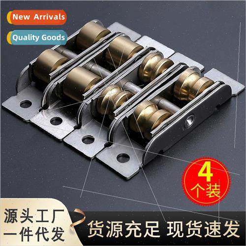 Plastic steel door window pulley track sliding door sliding