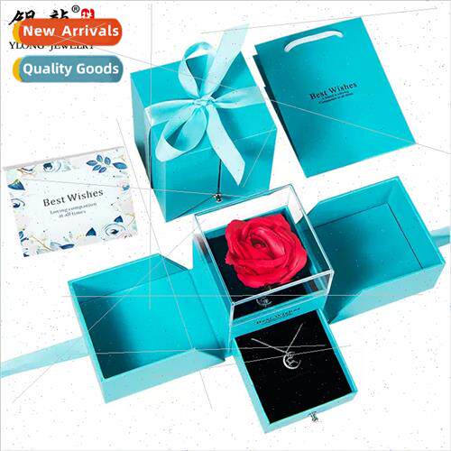 Double door rose drawer box jewelry box jewelry packaging bo