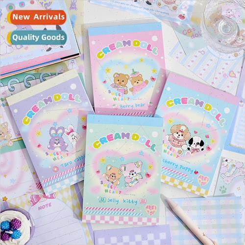 Cream Dolls-Sticky Notes Korea Cute mple Tearable Message No