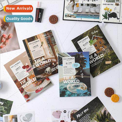 Tie a earthly stickers sticker book creative ins handbook ma