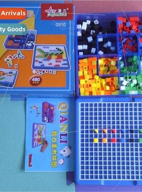 Intellectual art platter early education plastic puzzle mush