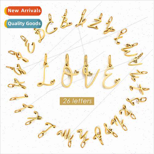 New DIY letter pendant jewelry accessories alphabet accessor