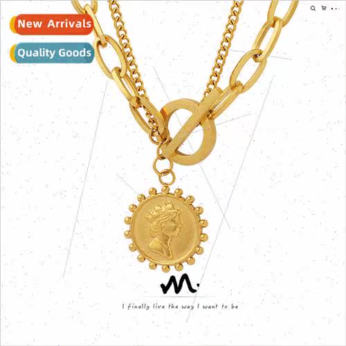 Europe ins double layered necklace portra queen wave edge OT