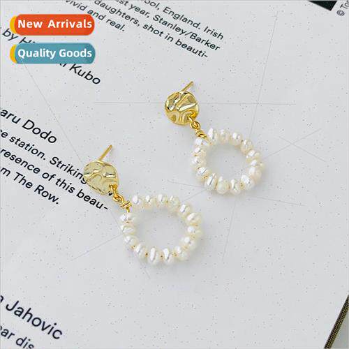 925 silver earrings female Europe retro fashion baroque irre