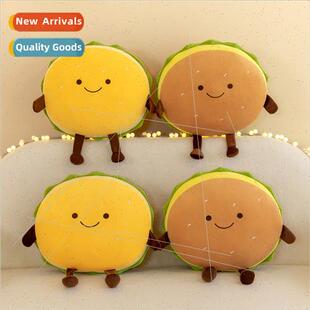 Hamburger plush toy doll pillow hamburger doll doll cushion