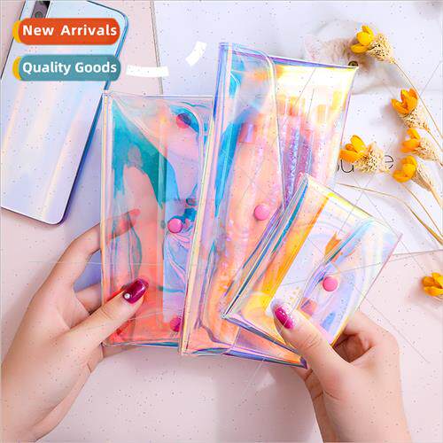 L0007 laser coin purse ins women makeup bag data cable stora