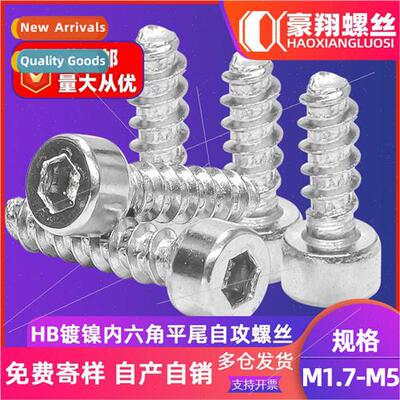 cylindrical head hexagon socket flat-tailed self-tapping scr