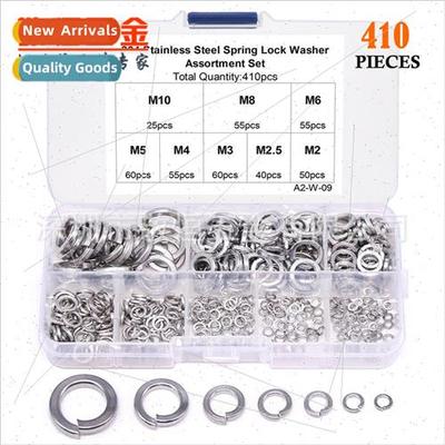 410pcs M2 2.5 3 4 5 6 8 10 304 Flat Washers & Gaskets Combin
