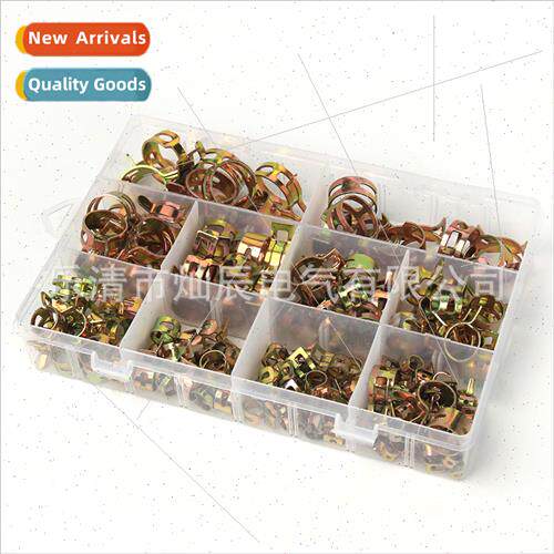 155pcs Pipe Clamps Pipe Clamps Boxed Clamps Galvanized Elast