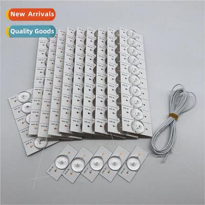 3V LCD TV LED backlight beads wh board wh lens Back-emting T