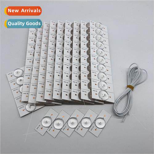 3V LCD TV LED backlight beads wh board wh lens Back-emting T