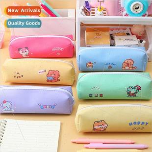 Pencil bag cartoon small dinosaur cute pet pencil case stude