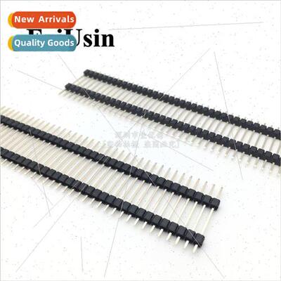 Pch 2.54mm single row needle double plastic Gold-plated 1*40