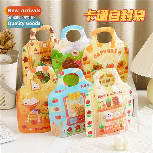 Shaped cartoon handheld self-sealing bags cute cookies candy