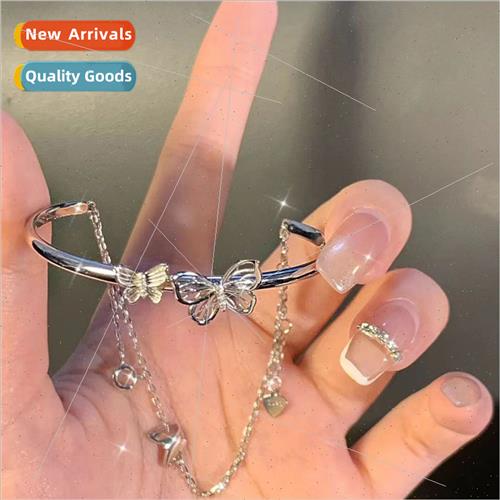 Korea fashion new double layer butterfly chain bracelet crea
