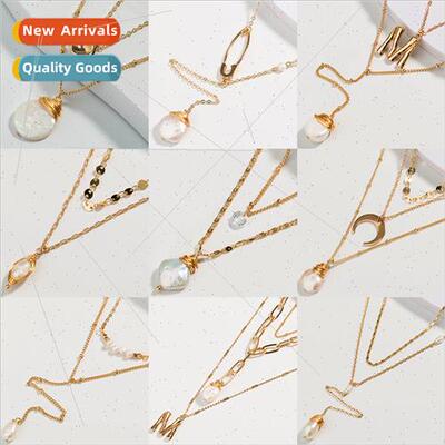 Europe Necklace Summer Natural Freshwater Irregular Pearl Mu