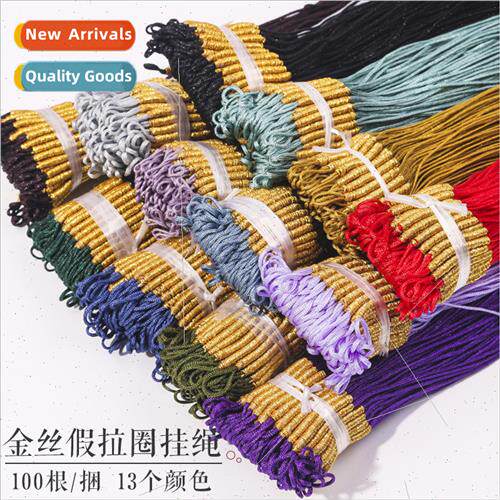 Gold wire fake pull ring lanyard DIY jewelry accessories sem