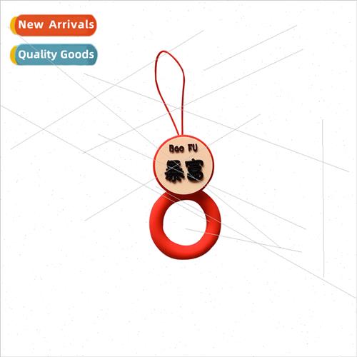 Cell phone lanyard finger ring buckle anti-lost drop cell ph
