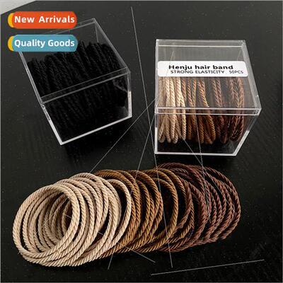 Koreamacaroon color leather bhair circle sweet lovely studen