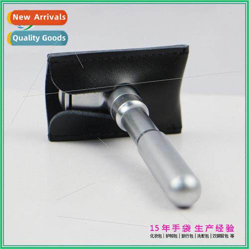 cowhide manual razor cover old razor wallet razor holster fi