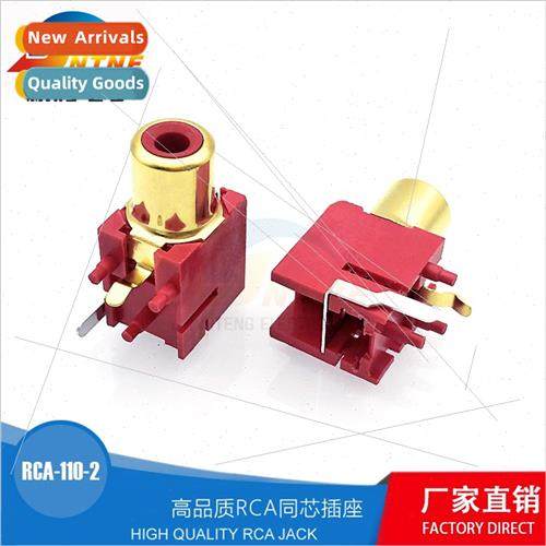 AV same core socket RCA holder single hole PCB soldering typ