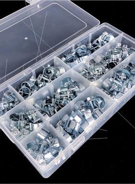 Clamps 135PCS Box Mini Hose Clamps Galvanized Hose Clamps Me