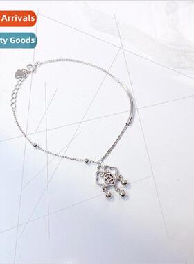 vegan silver bracelet girls niche simple 2023 summer hundred