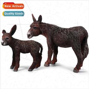Children wildlife world donkey model donkey livestock poultr