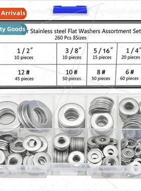 304 Flat Pad Set Flat Pad 260PCS US Flat Pad Set 6#-1/2