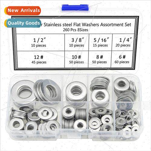 304 Flat Pad Set Flat Pad 260PCS US Flat Pad Set 6#-1/2