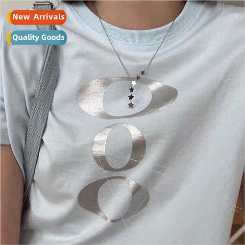 Korea ins star tassel simple versatile sweet necklace niche