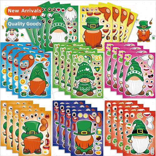CM2310003 children cute St. Paddy Irish Day parent-child int