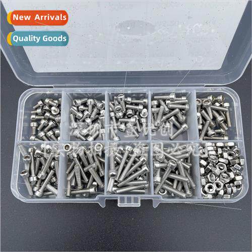 340pcs M3-25 wh nut stainless steel 304 cup head hexagon soc