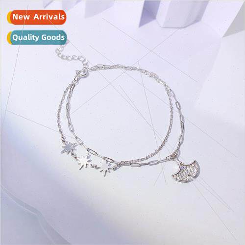 Apricot Leaf Octomom Star Silver Bracelet Girls Hundred Nich