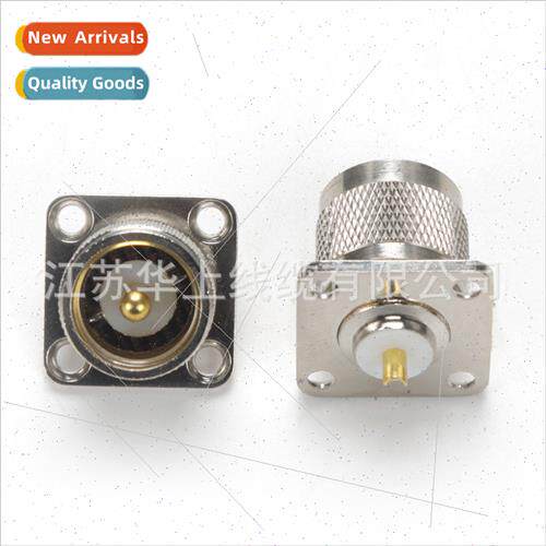 SL16-JF M Male to UHF Female Female Pin 4-Hole Flange Panel