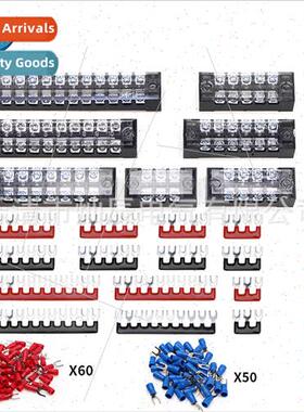 132pcs Double Row Terminal Block 3-12 Posions Fence Type Ter