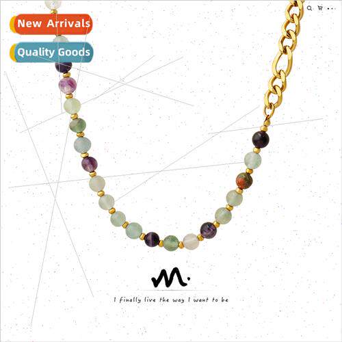 Popular sexy collarbone chain different color natural fluore