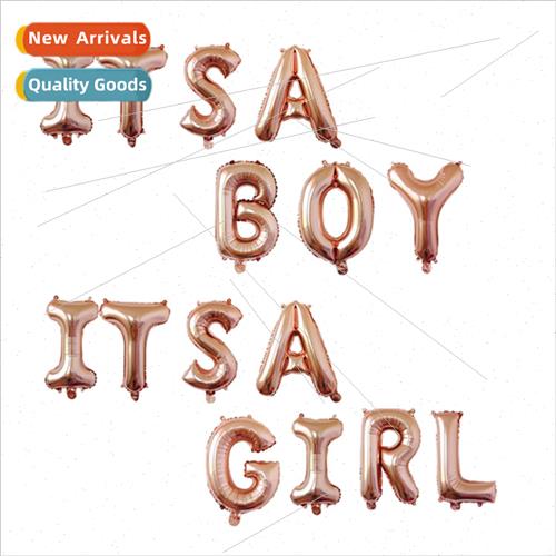 Boys Girls Party Decoration baby shower ITS A GIRL Letters F
