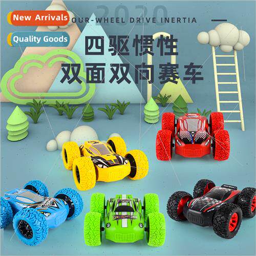 New inertia double-sided dump truck toys 360 steering childr