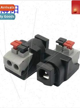 Multi-functional 180 degree straight DC5.5*2.1 female chassi