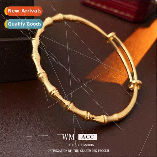 Brass Bamboo Push-Pull Bracelet Bracelet 2023 New HJewelry