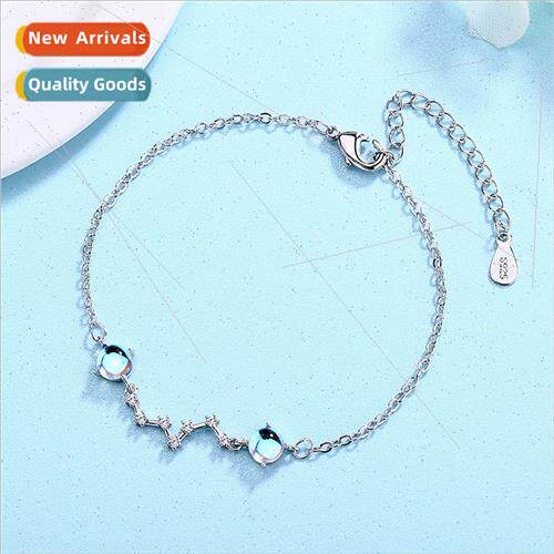 Koreaflash diamond moonstone bracelet female ins Mori Girlfr