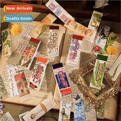 ght time to see past long strip sticker book retro fresh ler