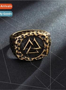 New Viking Totem Alloy Ring Bully Men Punk Vintage Ring