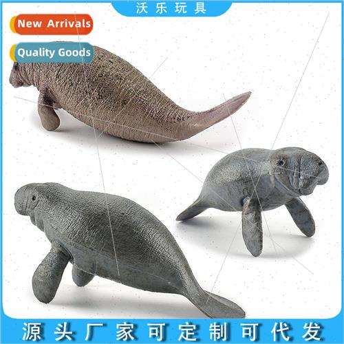 solid zoo sea world static ornaments manatee