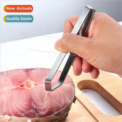 Stainless Steel Fishbone Clip Flat Mouth Beveled Mouth Hair