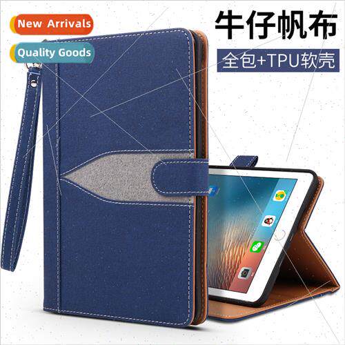 适用ipad cowboy canvas case air3 10.5 lanyard mini5 all-incl